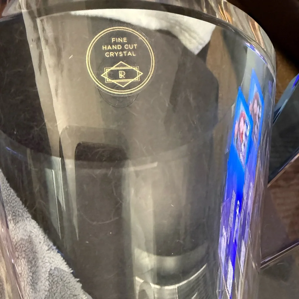 Luxury Sculptural Crystal Vase by Reflections Copenhagen – Neiman Marcus Excl